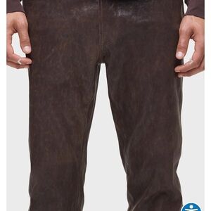 Hudson Jeans Men's Dark Brown Straight Jeans